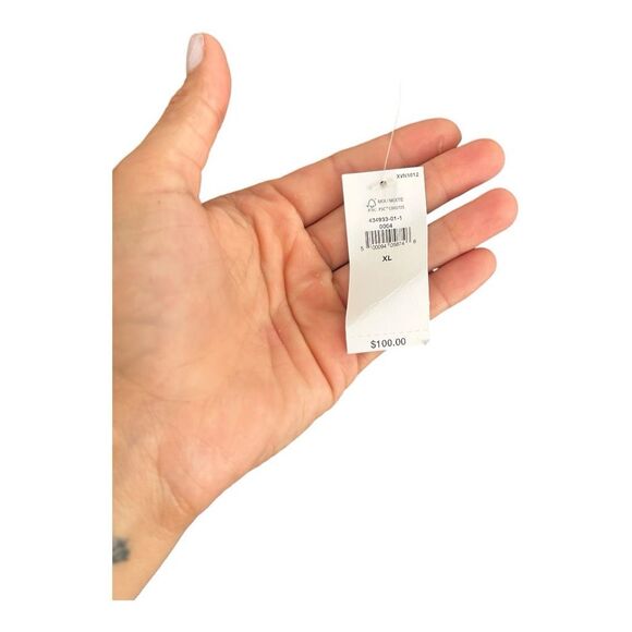 Banana Republic Brown Chocolate Espresso Polyurethane Blouse Size XL NWT - Picture 5 of 10